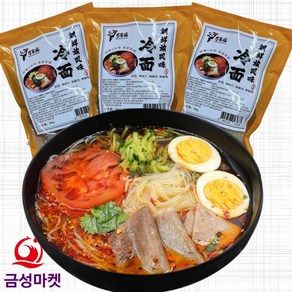 금성마켓 중국냉면 연변냉면 밀키트 조선족 전통냉면, 380g×5개, 380g, 5개