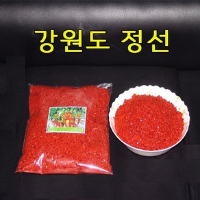 강원도 정선 고춧가루/가정용/보통맛/2kg/지퍼백 포장/태양초, 1개, 2kg