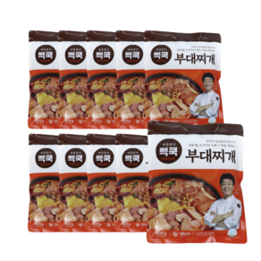 [백종원] 빽쿡 부대찌개 600g x 10개