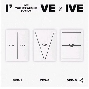 IVE (아이브) 1집 - I've IVE [PHOTO BOOK VER.][버전 3종 중 1종 랜덤 발송]