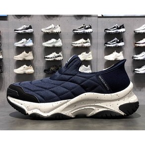 [S]스케쳐스 남성용SKECHERS 고워크 가을 겨울BBK NVY 슬립인스 키높이 쿠션 슬립온 운동화 (사은품증정)빠른배송