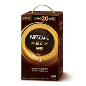 네스카페 수프리모 커피믹스 11.7g 180+20T 네슬레, 1개, 200개입, 본상품선택