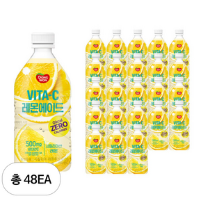 동원 비타C 레몬에이드 음료, 500ml, 48개