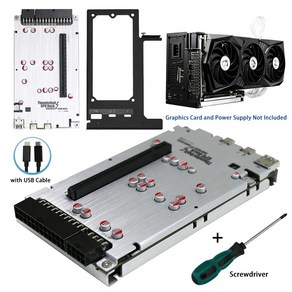 썬더볼트독 허브 TH3P4G3 Thunderbolt 호환 GPU 도크 노트북에서 외장 그래픽 카드로 연결 가능 맥북 노트북용 USB4 PD 60W 40Gbps