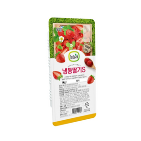 [뉴뜨레] 냉동 가당 딸기 1kg, 10개