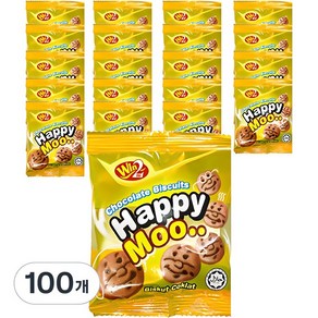 해피무 초코맛 비스킷 100개입 과자, 240g, 5개