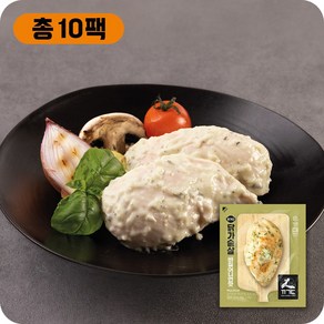 꼬기다 프리미엄 수비드 소스 닭가슴살 11종 골라담기, 100g, 10개, 바질어니언맛