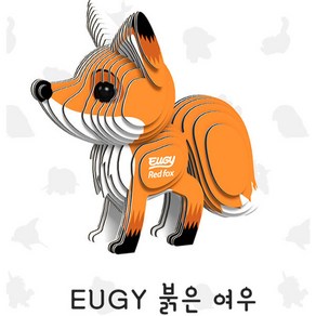 도도랜드붉은 여우 EUGY 입체퍼즐, 단품, 단품, 1개