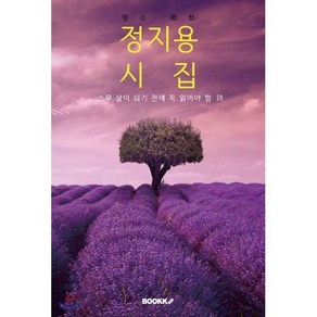 (스무 살이 되기 전에 꼭 읽어야 할) 정지용 시집 [큰 글씨 특별판], BOOKK(부크크), 정지용 저