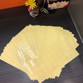 원형 투명 스티커 20mm 96개 봉인 포장 꾸미기, 상세페이지 참조, 상세페이지 참조