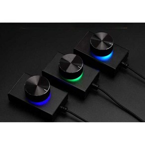 USB 볼륨 조절 PC 소리 컨트롤러 음량 다이얼 노트북, A타입(LED 조명), 상세페이지 참고, A타입(LED 조명)