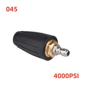 360 회전 터보 노즐 분무기 1/4 연결 4000 PSI 고압 세척기 클리너 액세서리 황동, [03] 045, 1개
