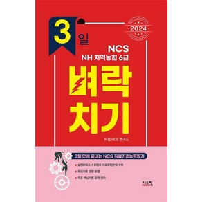 2024 3일 벼락치기 NCS NH지역농협 6급