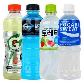 토레타500ml &게토레이600ml &파워에이드600ml &포카리스웨트500ml x각5개(총20개)///, 50ml, 1세트