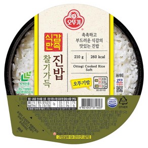 오뚜기 식감만족 찰기가득 진밥, 210g, 24개