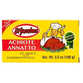 El Yucateco Achiote 레드 페이스트 El Yucateco Achiote Red Paste, 1개, 100g