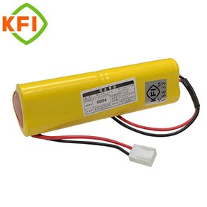 케이원 소방배터리 7.2V AA900mAh(3+3)-H54R 예비전원, 1개, 1개입