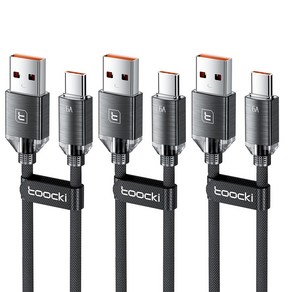 Toocki 아연합금 USB A-C타입 고속 충전케이블