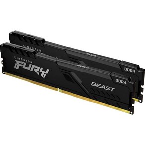 Kingston 킹스턴 퓨리 비스트 32GB 2x16GB 3600MTs DDR4 CL18 데스크탑 메모리 키트 2KF436C18BBK232, 3600MHz_32GB (2x16GB)