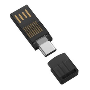 USB 카드 리더 2 in 1 Type C USB 3.0 ~ SD 마이크로 SD TF 랩톱 전화 OTG 카드 리더 스마트 메모리 SD TF 카드 어댑터, 1.Tanspaent Black, 1개