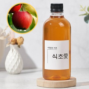 천연 자연 발효식초 사과식초 수제100%, 1개, 500ml, 단품