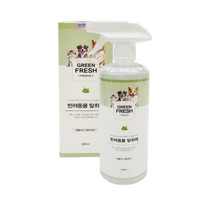 그린프레시 반려동물 냄새 제거 탈취제 무향 600ml