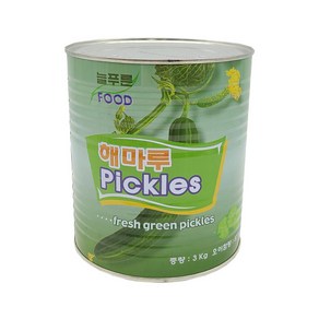 [농협하나로마트] 팍스페밀 해마루오이피클3KG, 1개, 3kg