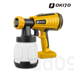 OKITO 오키토 KSG-77D 충전 스프레이건 20V 디월트 타입 1000ml/M 800ML 노즐 2.5파이(기본) 1.5/3.0노즐 포함 120Din/s 동급최고사양/BL