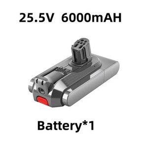 다이슨 V12 감지 슬림 무선 호환 모델 V12 25.5V 9000mAh 6000mAh 배터리 SV20 SV30 SV35 SV46 진공 청소기, 02 1PCS 6.0AH, 한개옵션1