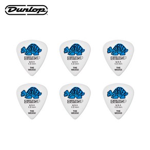 세트(6) 던롭 피크 424R1.0 Wedge Blue 1.0mm Dunlop