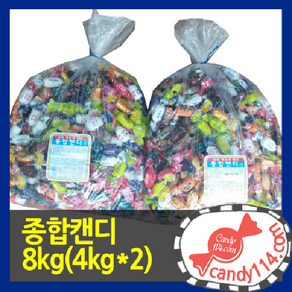 구인제과 종합캔디 대용량사탕, 1개, 4kg