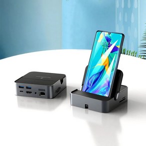 휴대용 멀티 USB TypeC 허브 DEX 도킹 스테이션 HDMI for Huawei 삼성 전화 Nintendo Switch Dock HD 노트북 액세서리