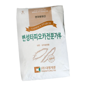 대명제분 변성타피오카 카사바전분가루, 20kg, 1개