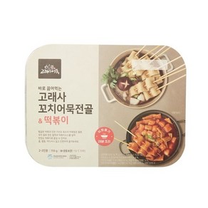 고래사어묵 바로 끓이는 고래사 꼬치어묵전골&떡볶이 755G (신선식품), 선택1  - 보냉백, 1개