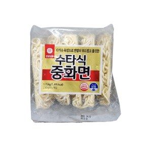 천일냉동 수타식 중화면 1.15kg(230gx5개) / 냉동 중화면사리, 1.15kg, 1개