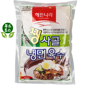 해든나라 꿩사골 냉면육수 (340m X 5봉) 합천식품, 1개, 340ml