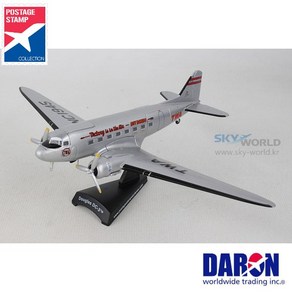 Daron twa 항공 Twa DC-3 1/144 PS5559-4