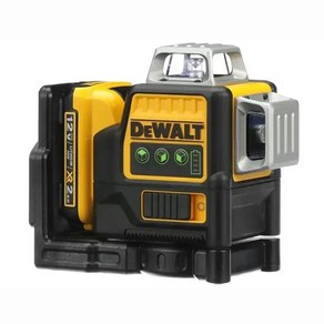 Dewalt DW089LG 레이저 레벨 수평 녹색광 야외 계량기 3 면 * 360 도 수직 12 라인, 1개