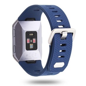 mimi1988 핏빗 아이오닉 호환 시계줄 밴드 스트랩 fitbit ionic, 블루 L