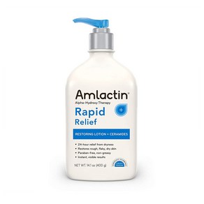 AmLactin 래피드 릴리프 세라마이드 로션 400g AmLactin Rapid Relief Restoing Lotion + Ceamides, 1개