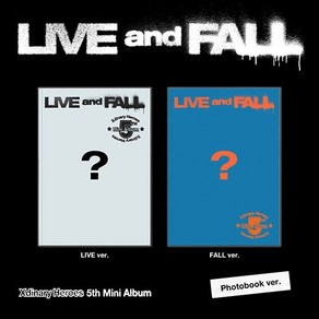 [케이크뮤직] 엑디즈 앨범 엑스디너리 히어로즈 (Xdinay Heoes) 미니5집 (LIVE and FALL), FALL ve. (블랙)