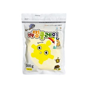 대한산업 컬러클레이 500g 대용량 리필 지퍼백 18색상