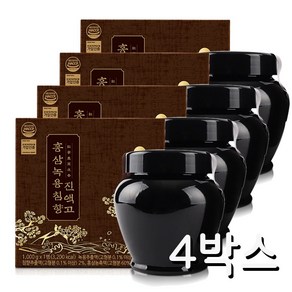 프리미엄 홍삼녹용침향진액고 [대용량] 1kg (고급쇼핑백+전용스푼+고급케이스) pemium gift, 4개