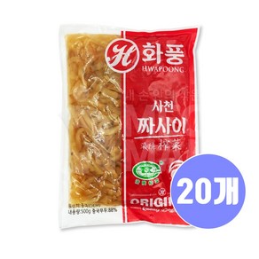 (메카몰) 화풍 사천 짜사이, 500g, 20개