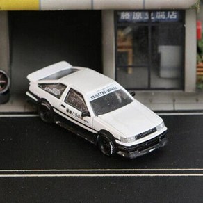 Steet Weapon 1:64 토요타 RWB AE86 - 화이트 (이니셜D 후지와라 두부가게), 1개