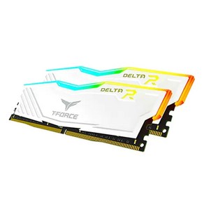 TeamGoup T-Foce DDR4-3600 CL18 Delta RGB 화이트 패키지 16GB(8Gx2), TeamGoup T-Foce DDR4-3600 CL18 Delta RGB 화이트 패키지 (16GB(8Gx2)), 2개