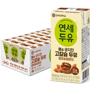 연세두유 뼈를 생각한 고칼슘 호두 앤 아몬드, 180ml, 24개