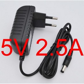 1PCS 고품질 DC 5V 2.5A IC 프로그램 AC 100V-240V 변환기 엇 바꾸기 전력 접합기 2500mA 공급 EU 마개 DC 5.5mm x 2.1mm, 1개