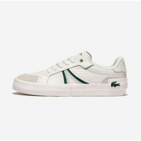 S마켓 NC고잔 LACOSTE 라코스테 L004 124 5 CMA (7-47CMA0022-WHT/GRN) 라코스테 천연가죽 남성 스니커즈! 깔끔하고 편안한 캐쥬얼 스니커즈!