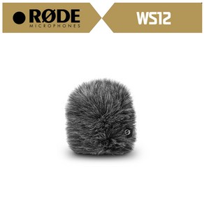 RODE WS12 로데 VideoMic GO II용 디럭스 윈드실드 마이크 보조, 1개